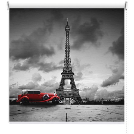 Kόκκινο αυτοκίνητο, Πύργος του Άιφελ Ρολοκουρτίνα - Ρόλερ Σκίασης
