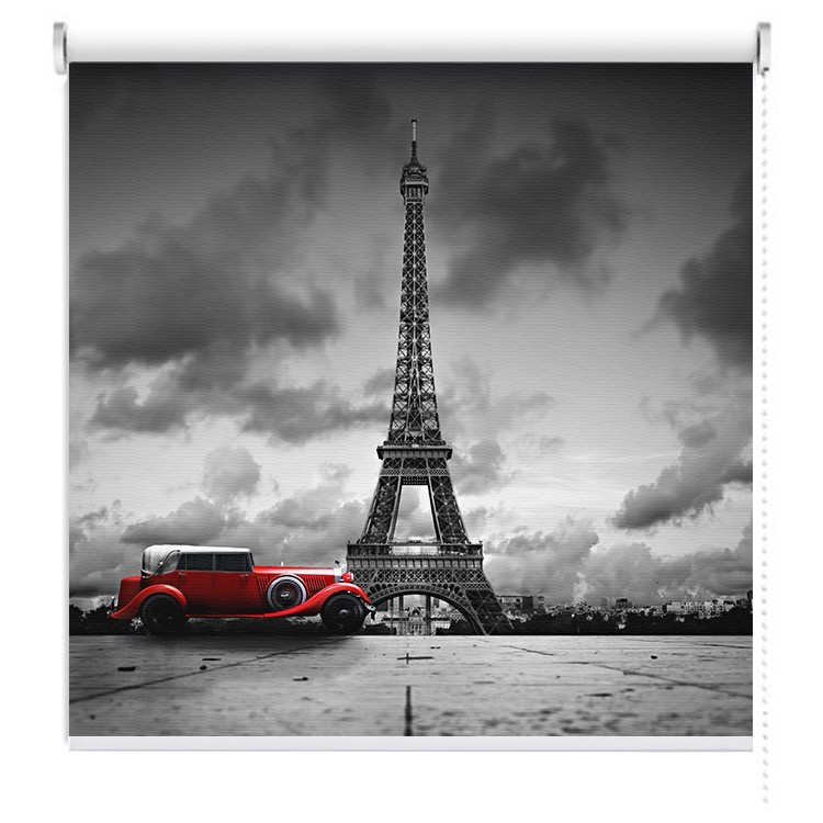 Ρολοκουρτίνα - Ρόλερ Σκίασης Kόκκινο αυτοκίνητο, Πύργος του Άιφελ