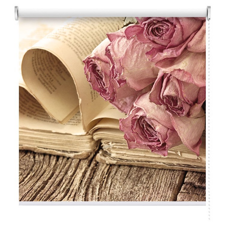 Ρολοκουρτίνα - Ρόλερ Σκίασης Μαραμένα τριαντάφυλλα