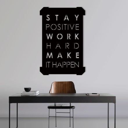 Stay Positive 3D Σχέδιο