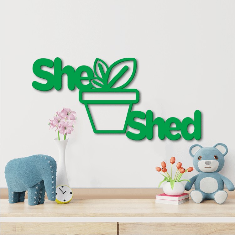 3D Σχέδιο She Shed