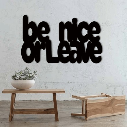 Be Nice Or Leave 3D Σχέδιο
