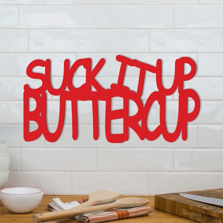 3D Σχέδιο Suck It Up Butter Cup