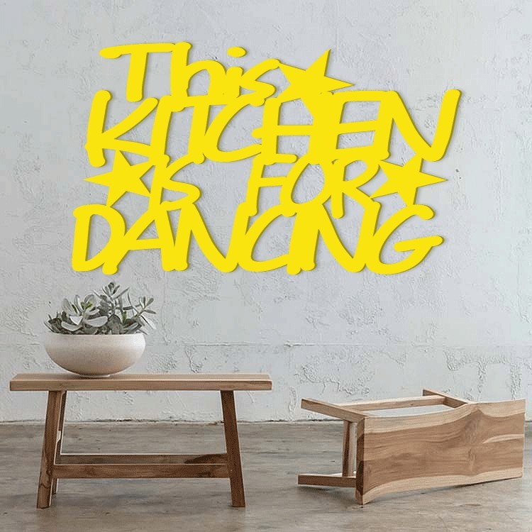 3D Σχέδιο This Kitchen Is For Dancing