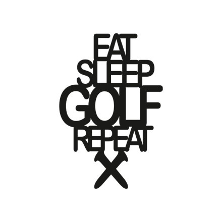 Eat Sleep Golf Repeat