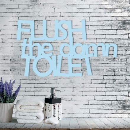Flush The Damn Toilet 3D Σχέδιο