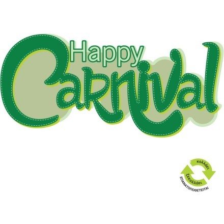 Happy Carnival Αυτοκόλλητο Βιτρίνας