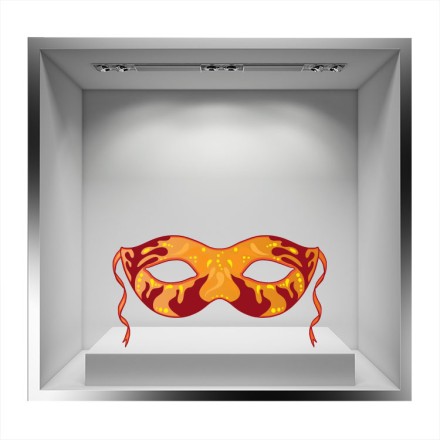 Masquerade Αυτοκόλλητο Βιτρίνας