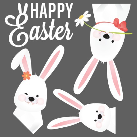 Happy Easter, Happy Bunnies