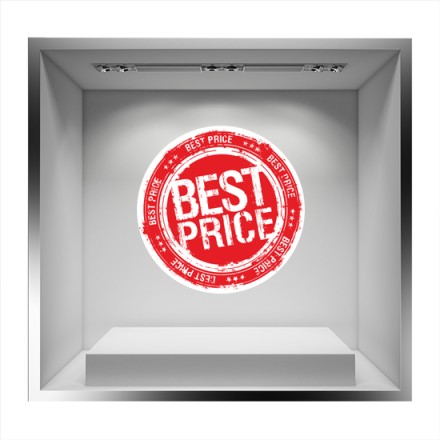 Best price σφραγίδα Αυτοκόλλητο Βιτρίνας