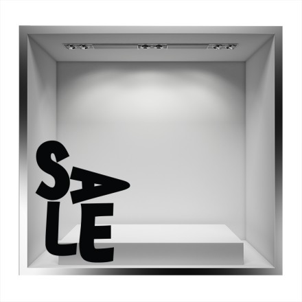Sale Αυτοκόλλητο Βιτρίνας