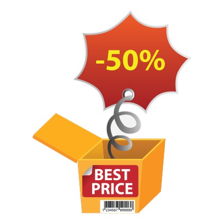 Best price -50%