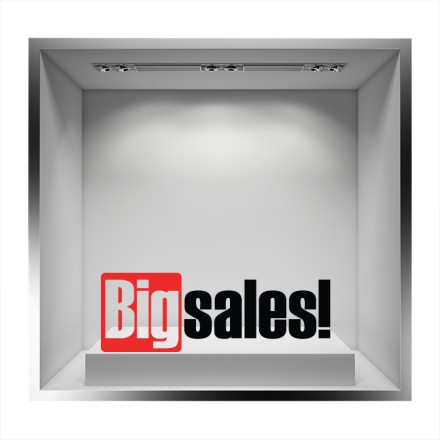 Big sales μοντέρνο Αυτοκόλλητο Βιτρίνας