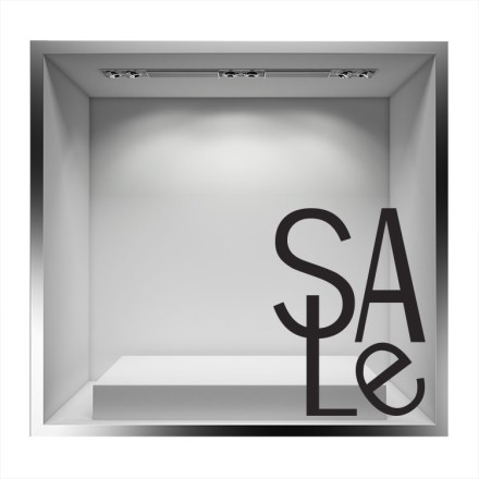 Sale καλλιγραφικό Αυτοκόλλητο Βιτρίνας