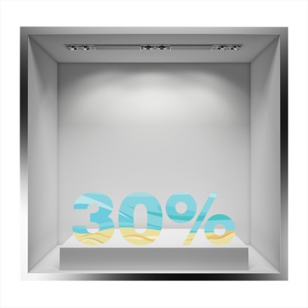 Sea Sale Αυτοκόλλητο Βιτρίνας