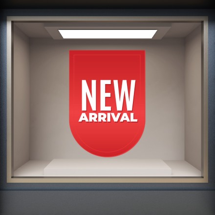 New Arrival 2 Αυτοκόλλητο Βιτρίνας