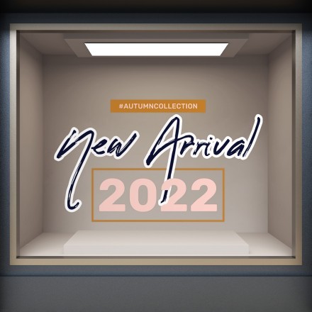 New Arrival 20 Αυτοκόλλητο Βιτρίνας
