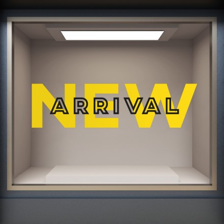 New Arrival Αυτοκόλλητο Βιτρίνας