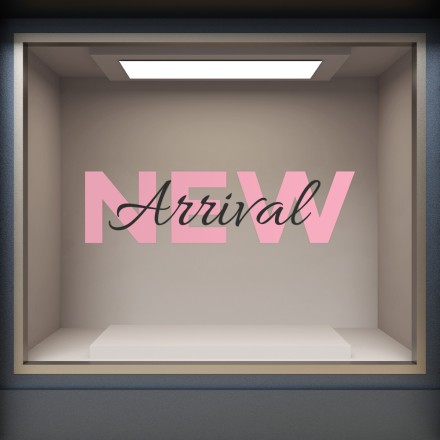 New Arrival Αυτοκόλλητο Βιτρίνας