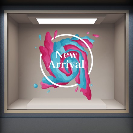 New Arrival Αυτοκόλλητο Βιτρίνας