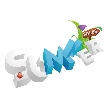 Summer Λευκά-Μπλε Γράμματα