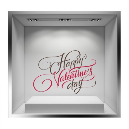 Happy valentines Day Καλλιγραφικά γράμματα