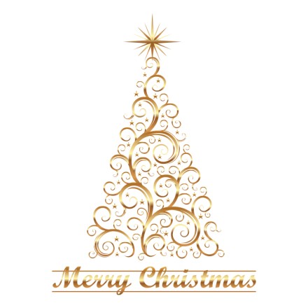 Impressive Gold Christmas Tree