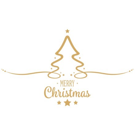 Christmas Tree-Gold Star