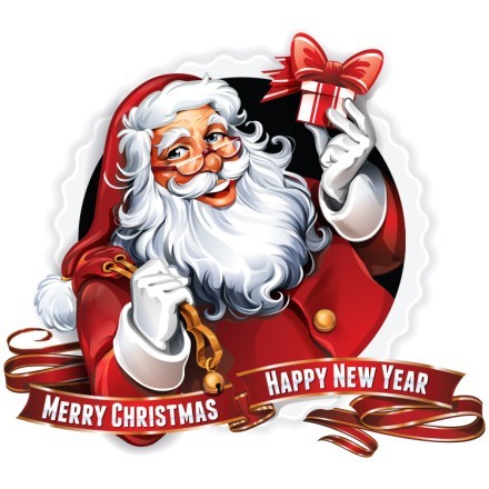 Santa Happy New Year