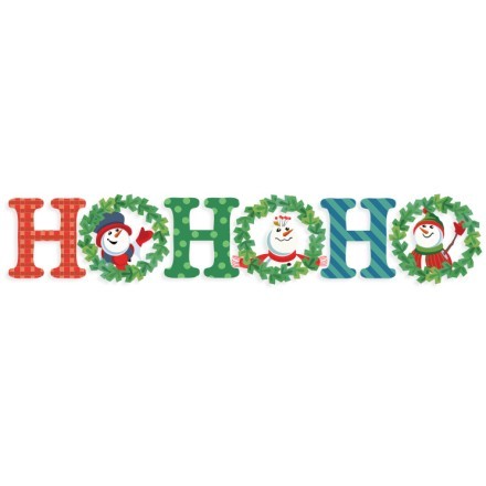 Ho Ho Ho Wreath
