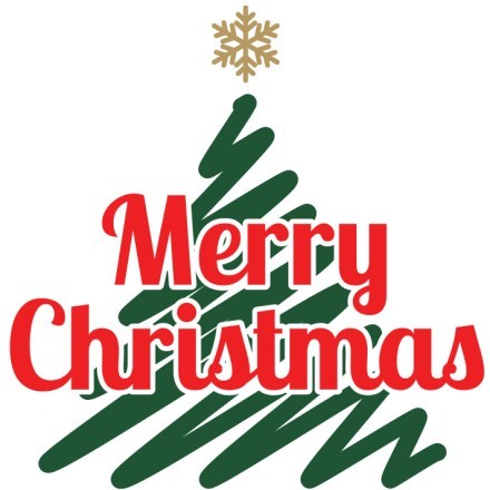 Merry Christmas Red-Green Tree