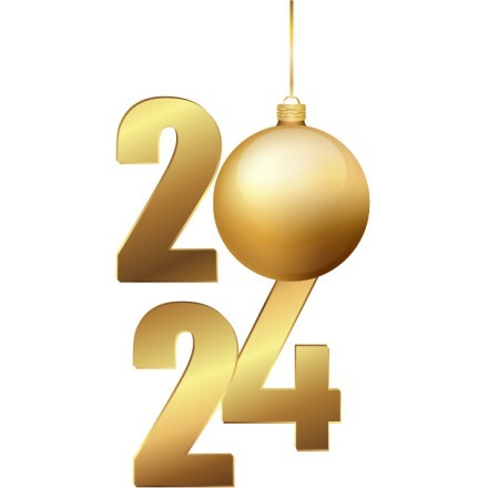 New Year 2024 Gold