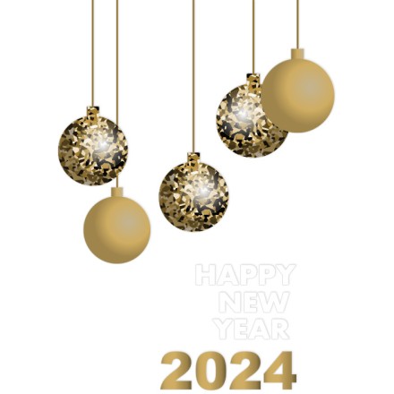 Golden Ornaments gold 2024