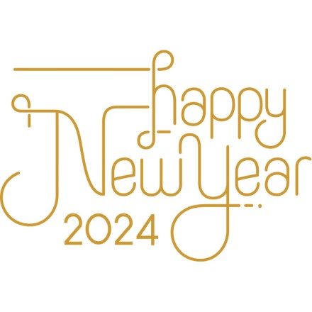 Happy New Year - Καλλιγραφικό