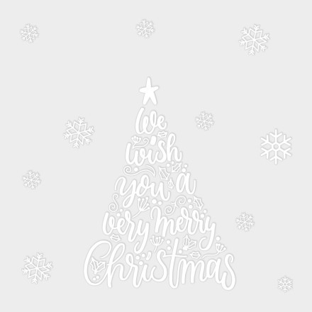 We Wish You A Merry Christmas Tree