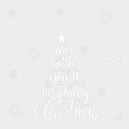 We Wish You A Merry Christmas Tree