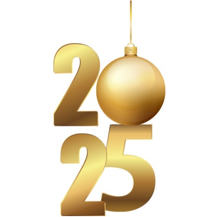 New Year 2025 Gold