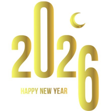 Happy New Year 2026 Moon