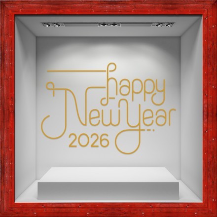 Happy New Year - Καλλιγραφικό