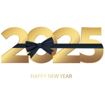 New Year - Black Ribbon