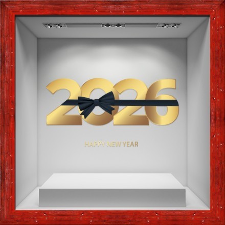 New Year - Black Ribbon