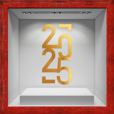 Abstract 2025 Αυτοκόλλητο Βιτρίνας