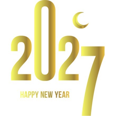 Happy New Year 2027 Moon
