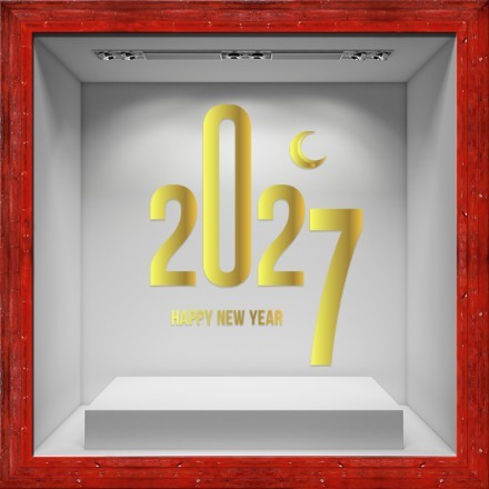 Happy New Year 2027 Moon