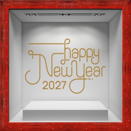Happy New Year - Καλλιγραφικό