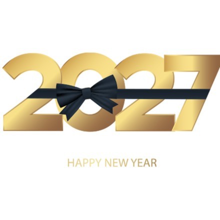 New Year - Black Ribbon