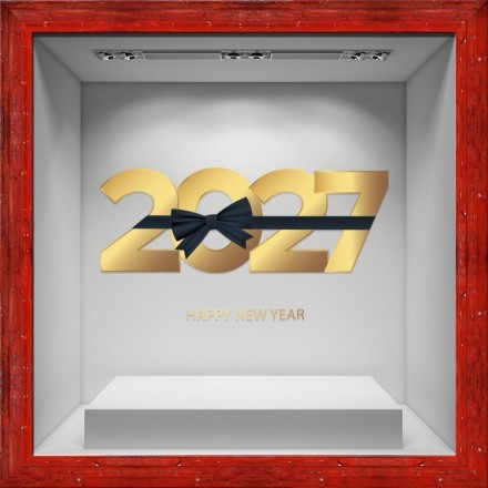 New Year - Black Ribbon