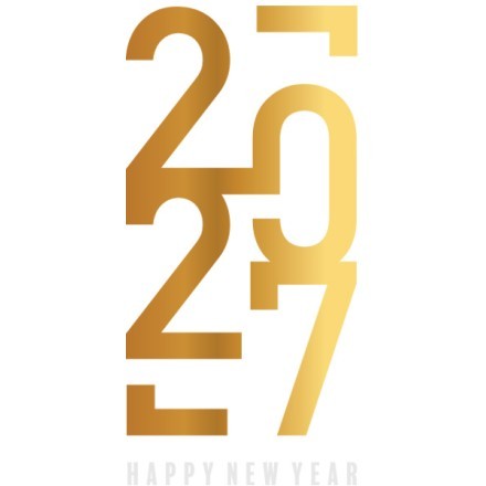 2027 Χρυσό & Άσπρο