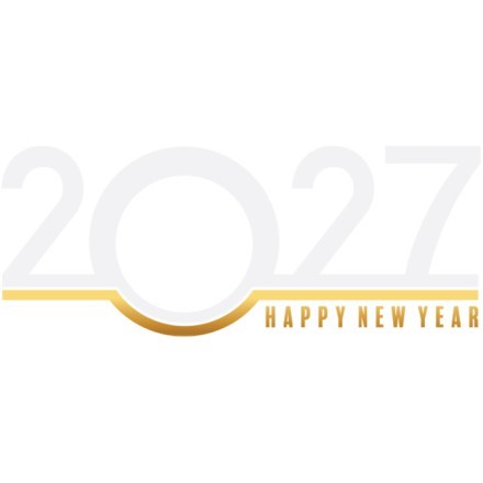2027 Κύκλος Άσπρο & Χρυσό