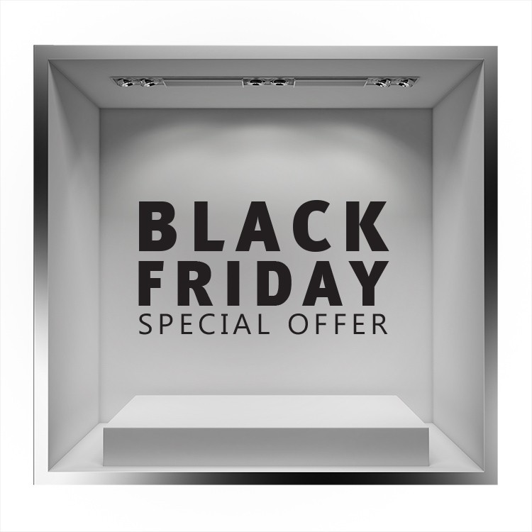 Αυτοκόλλητο Βιτρίνας Black Friday Special